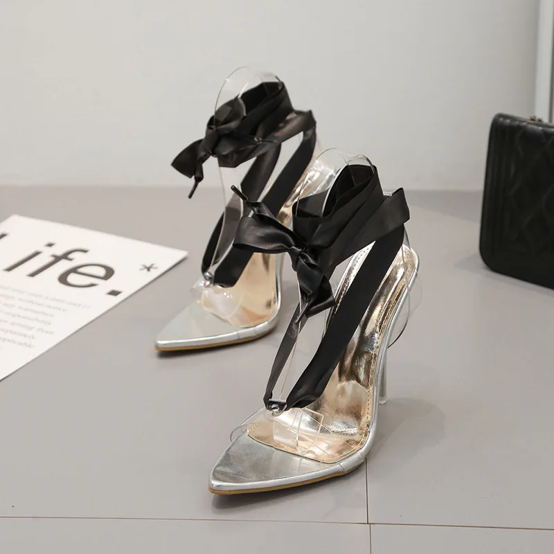 Женские туфли-лодочки новинка 2019 сандалии на высоком каблуке с перекрестными