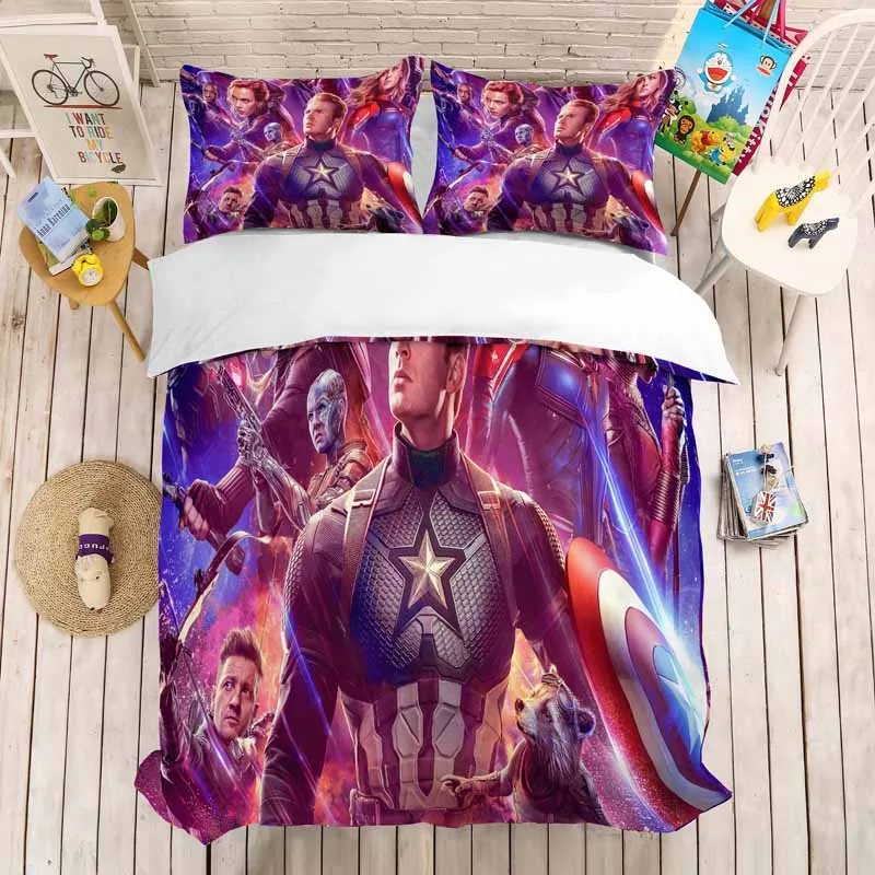 9 Комплект постельного белья Marvel Мститель, Лига справедливости, Супермен, пододеяльник, постельный комплект, одеяло, Комплект постельного белья, постельное белье(без простыни - Цвет: 9