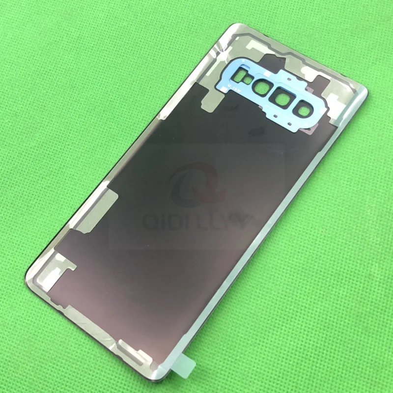 S10 S10+ задняя крышка батарейного отсека, задняя крышка корпуса из стекла+ передняя стеклянная линза для samsung Galaxy S10 G973F S10 Plus G975F Замена