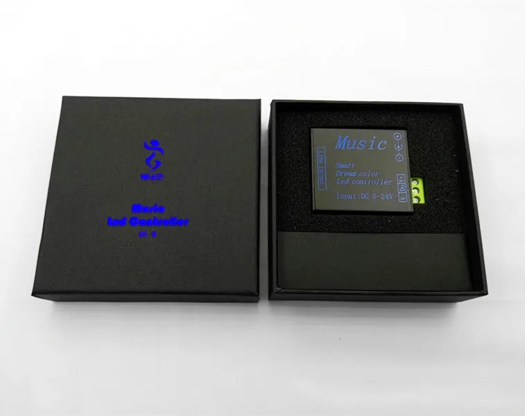 Умный музыкальный контроллер dream color DC5V 24V SPI RGB для управления 250 пикселями 5050 ws2811