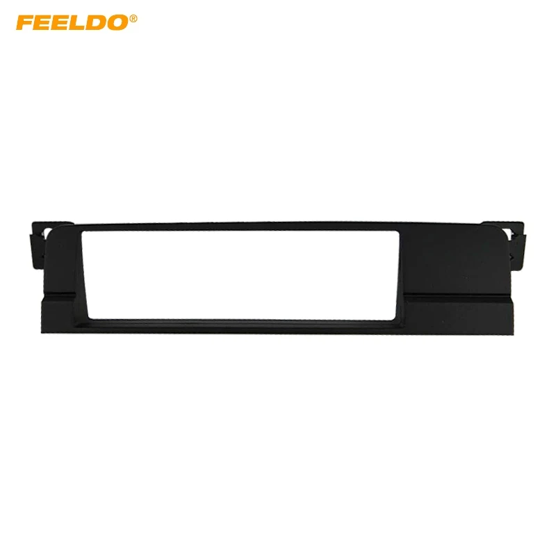 FEELDO Car One Din CD DVD стерео радио Панель Даш рамка фасции для BMW 3 серии (E46) 2003 2005