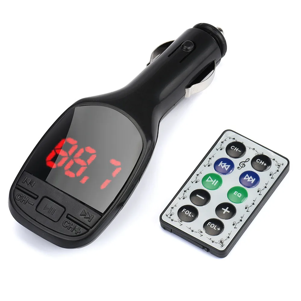 HL Беспроводной MP3 плеер Авто FM передатчик модулятор lcd автомобильный комплект USB SD MMC Пульт дистанционного управления Прямая поставка aug31