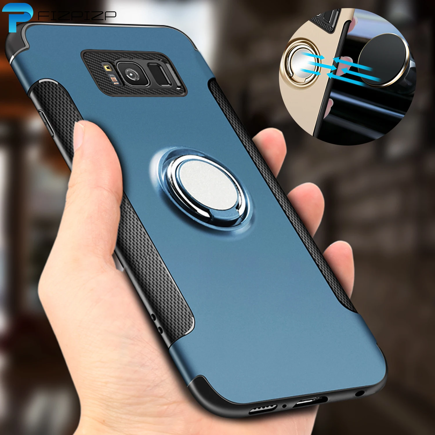 360 кольцевой держатель чехол для Samsung Galaxy S10 S10e S8 S9 Plus Note 9 8 J2 PRO J4 J6 J8 2018 A6 + S7 edge