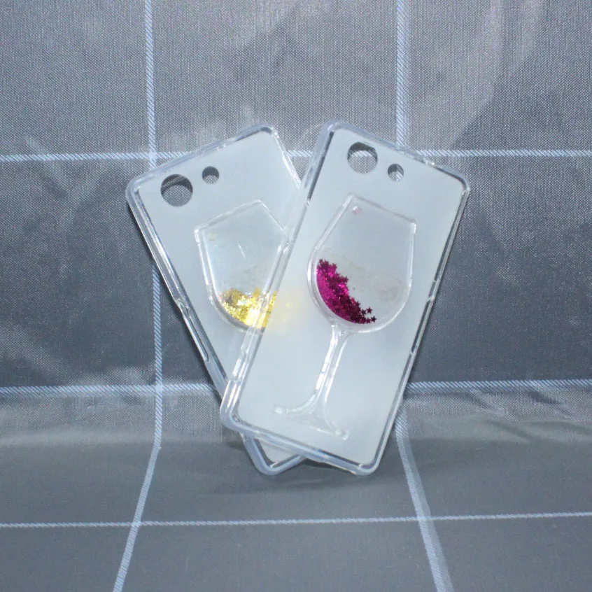 Чехол для телефона Sony Xperia Z 3 Compact Z3 mini 3D Cup с динамическим жидким сияющим песком и