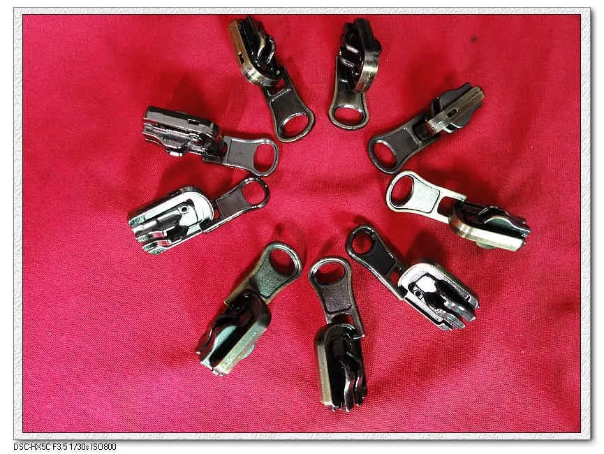 5 # слайдер на молнии для diy металлическая молния Двусторонняя головка 2 шт./лот