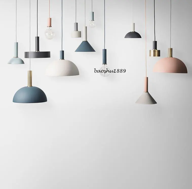 

American Country Creative Wood iron Pendant light Lamp iron metal Hanging Lamp Nordic Designer Light Art Deco Lighting Abajur