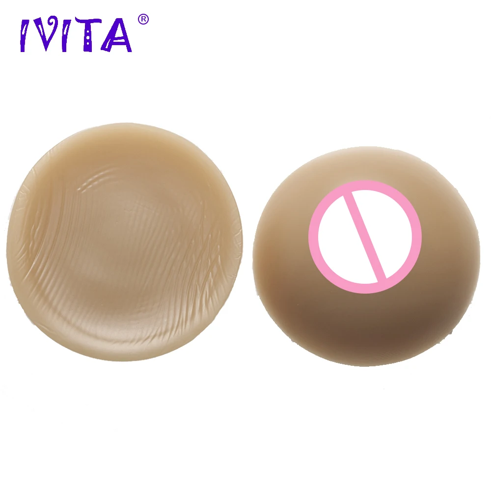 IVITA 500g Realistic Silicone Breast Forms Fake Boobs For Crossdresser Shemale Mastectomy Enhancer Cosplay Christmas Gift |