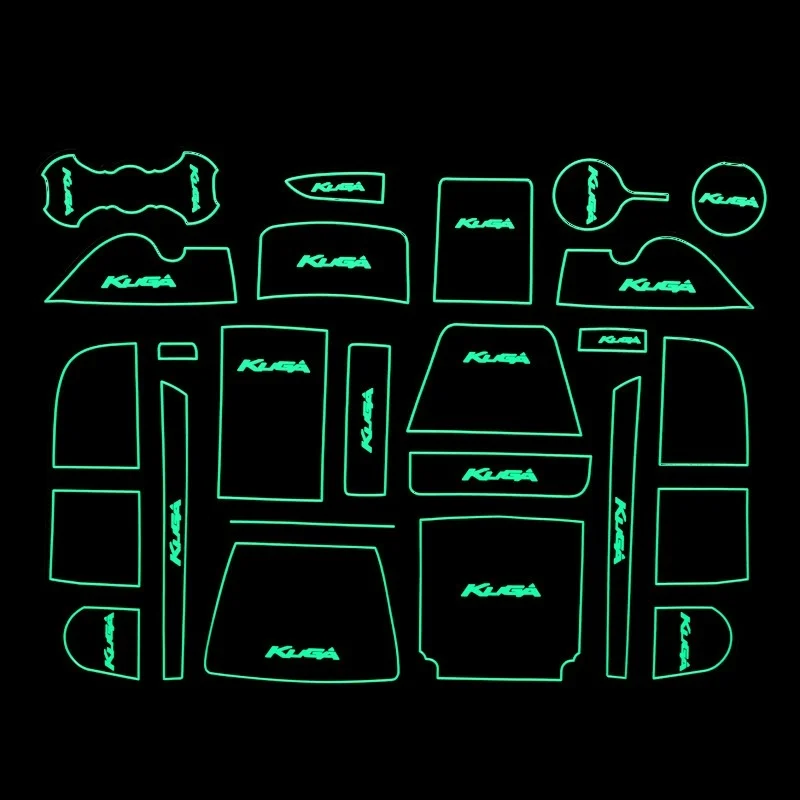 21 шт./компл. автомобильные аксессуары слот для ворот резиновая Автомобильная