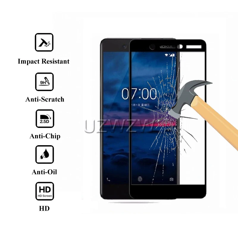 2 шт для Nokia 7 7 Plus стекло полное покрытие закаленное стекло для Nokia 7 Защита экрана защитное стекло