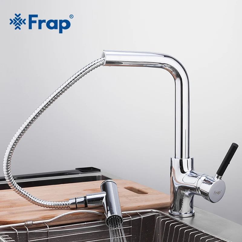 FRAP кухонные краны вытяжной кухонный смеситель для воды кран холодной и горячей 2