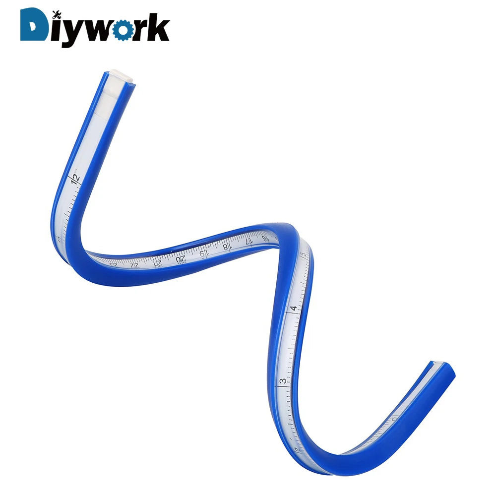 Гибкая линейка DIYWORK для рисования одежды изгиб из винила и пластика 30 см|Рулетки| |