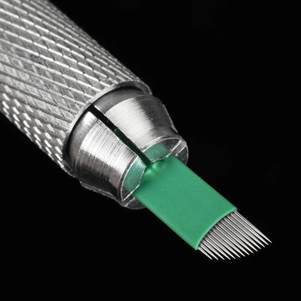 Татуировка для бровей 14 штырьков микроблейдинг иглы микроблейдинга татуировок 50