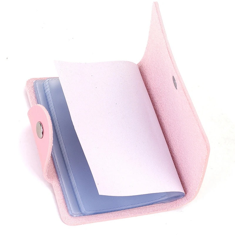 24 Card Slots Double Sided Plastic Holder Small Size Multicolor Business Pack Bus Bag Women Purses Men Wallet | Багаж и сумки