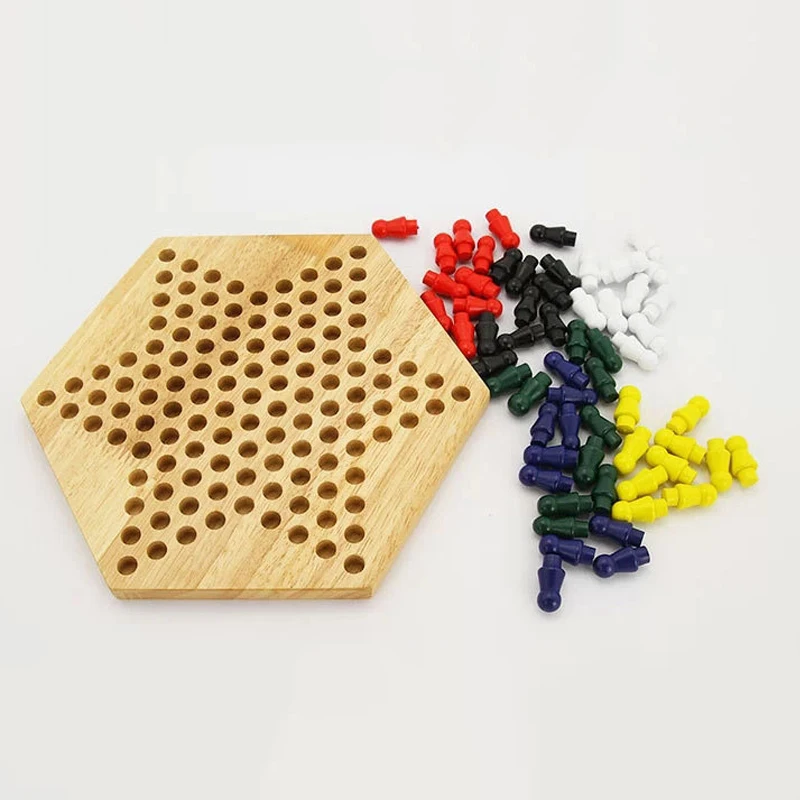 2019 горячая Распродажа шестигранные шашки девять шахматных детских пазлов