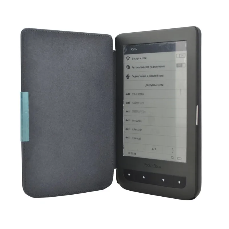 Solque из искусственной кожи электронная книга чехол для Pocketbook 626 плюс ультра тонкий