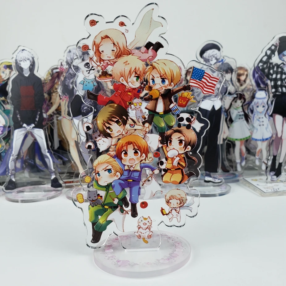 Японское аниме Hetalia: Axis Powers APH Alfred F. Jones Yao Wang Косплей двухсторонняя фигурка на