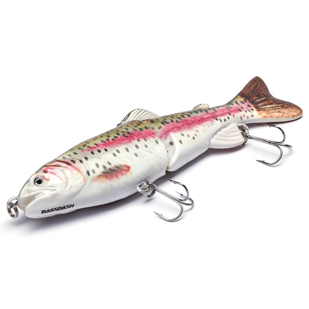 Bassdash Swimbaits Crankbaits Glide твердые приманки приманка для форели для пресной воды морской окунь большая игра рыбалка, 3-Pack, 18,3 см/65,2 г