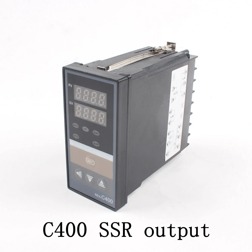 C400 SSR Output REX-C100 C400 C700 C900 цифровой PID регулятор температуры Термостат SSR или Релейный выход 72x72 48x48 48x96 - Цвет: C400 SSR Output