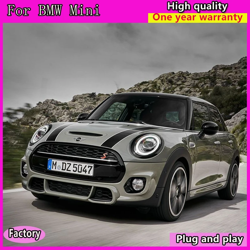 

Car Styling for BMW mini Headlights 2014 -2018 BMW mini ALL LED Headlight DRL Lens Double Beam H7 HID lens