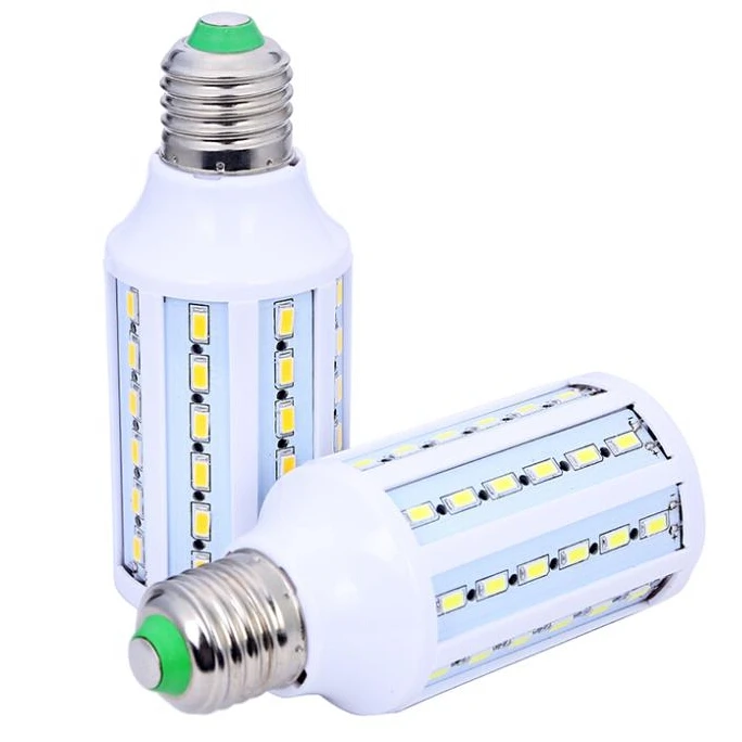 Дешевая Светодиодная лампа E27 E14 5630 SMD 10 Вт 15 25 30 220 В 110 Энергоэффективная с теплым