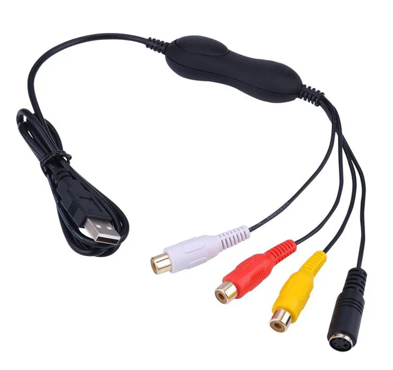 Новый USB видеозахват Ezcap158 аналоговая видеозапись для XBOX PS3 VHS Windows Linux MAC win10 лучше