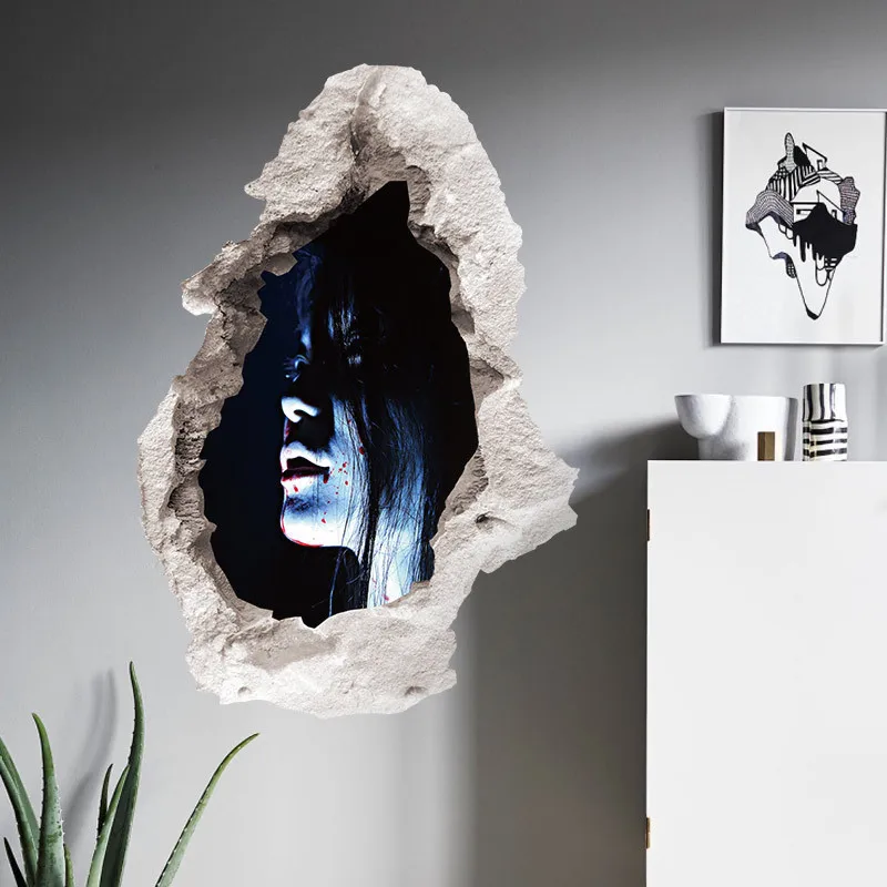 Настенные стикеры на Хэллоуин украшение для спальни гостиной наклейки стену с