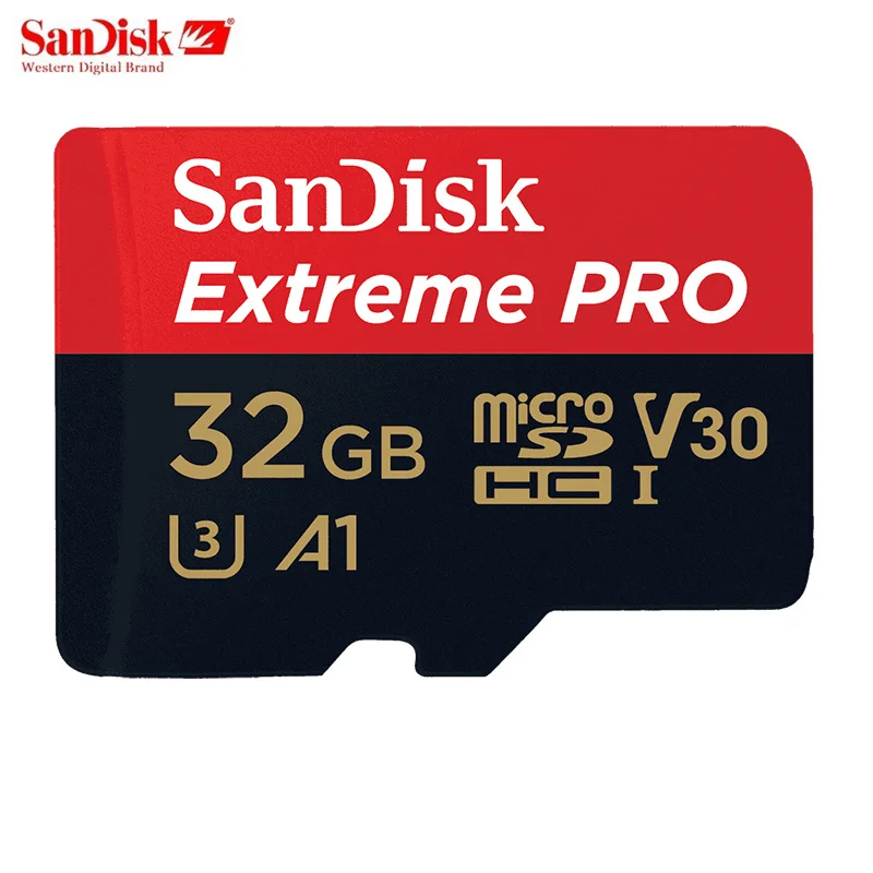 Оригинальная карта памяти SanDisk Extreme PRO, 128 ГБ, 64 ГБ, 32 ГБ, Micro sd карта U3 V30, UHS-1, флэш-память, Microsd, TF/sd карта, 4K UHD