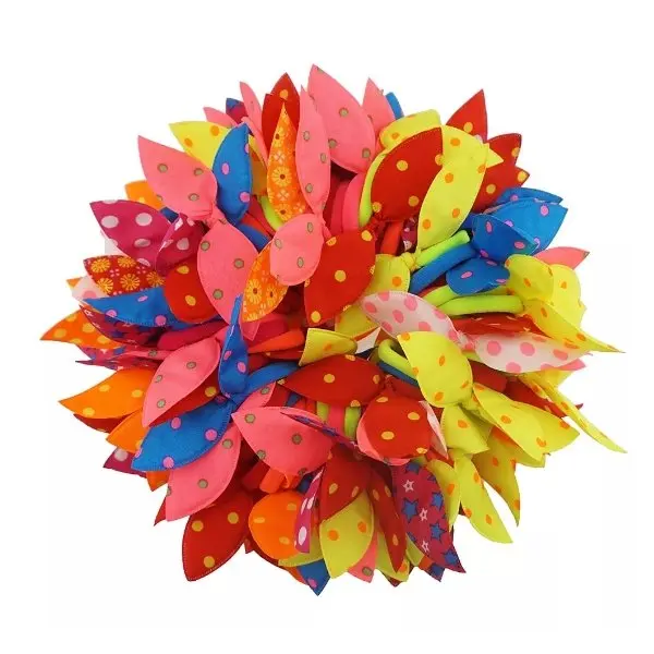 50pcs MIX colors 50 шт./лот, резинки для волос с заячьими ушками, Детские аксессуары для волос, резинки для волос, эластичная резинка для волос для женщин и девочек, резинки - Цвет: 50pcs MIX colors