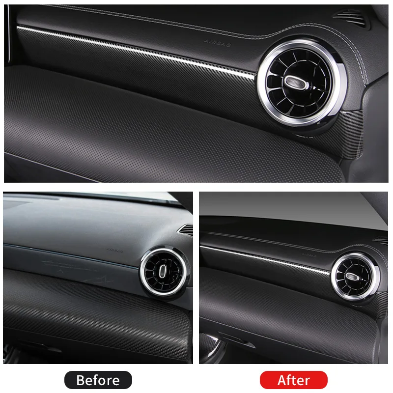 Для Mercedes w177 amg/classe a mercedes classe a w177 clase планки/a180 Mercedes a класс w177 аксессуары приборная панель отделка