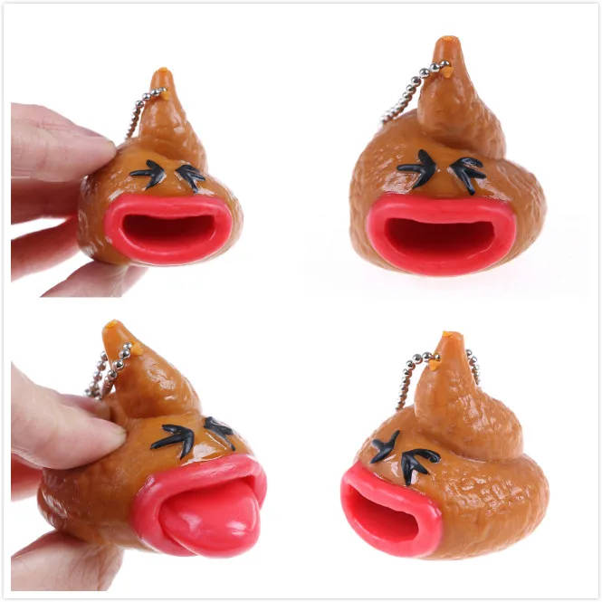 Новое поступление забавные сжимаемые игрушки брелоки с эмотиконом выдвижные