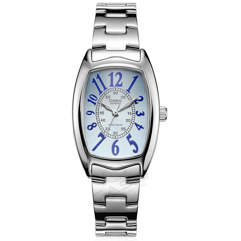 CASIO Часы Известного Бренда LTP-1208D-2B Дамы Кварцевые Женские Часы Наручные Часы С Мода Горячие Продажи Дата День Водонепроницаемый - Цвет: LTP-1208D-2B