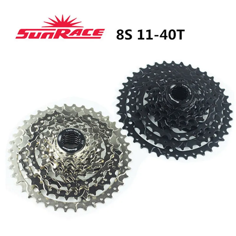 Оригинальный Новый sunracing CSM680 8 скоростей 11 40 т черный/серебристый велосипедный