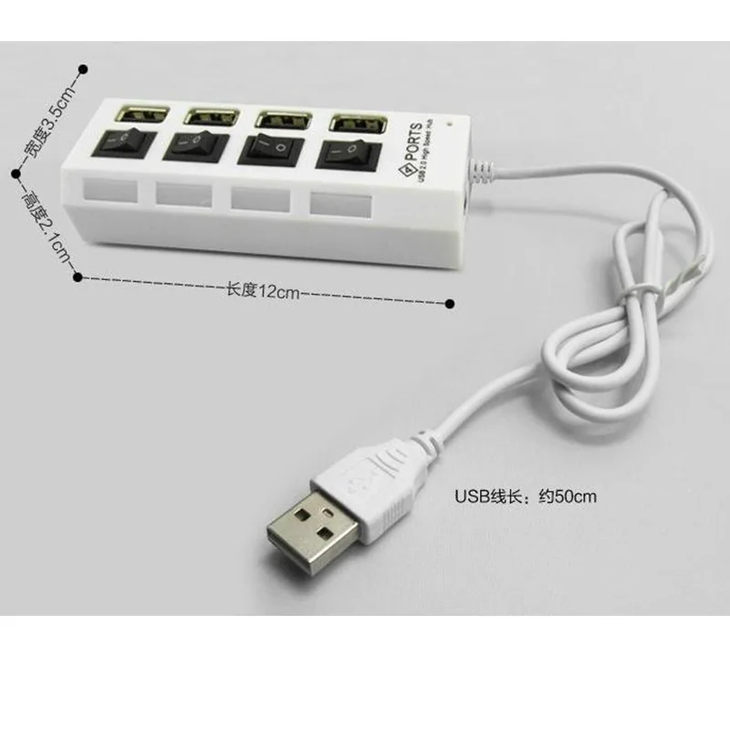 2 0 USB концентратор 4 зарядное устройство для мобильного телефона компьютерный