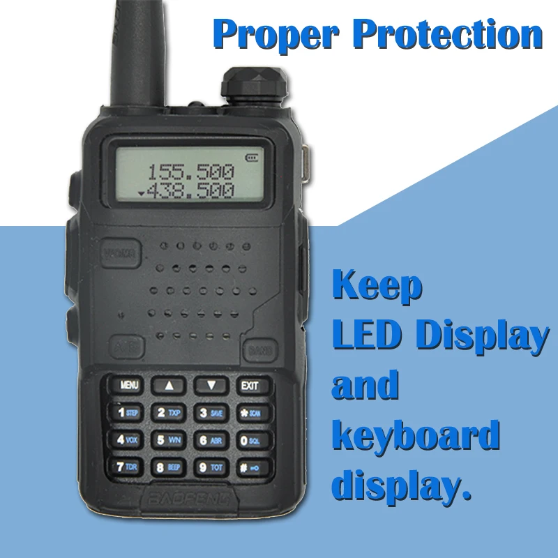Чехол Baofeng UV 5R резиновый чехол Walkie Talkie защитный CB Radio Station силиконовый для защиты