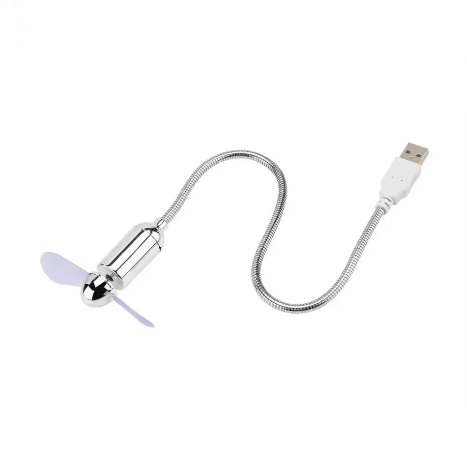Безопасный низкая Мощность энергосберегающий гибкий Mini USB вентилятор охлаждения