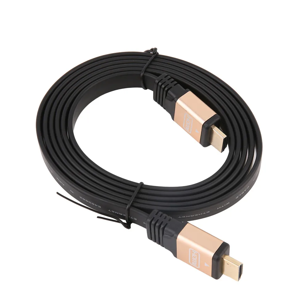 HDMI 2 0 4K 30AWG HD 18 Гбит/с 3D возврата аудио Ethernet адаптер длиной 1 м/1 8 м/3 м/5 м/10 м плоский