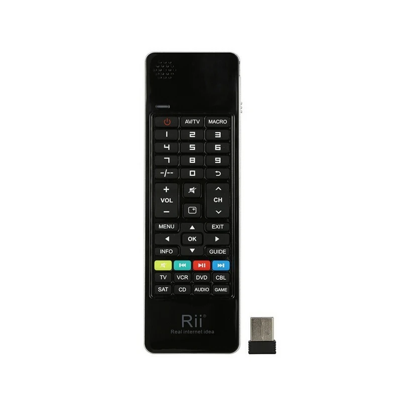 

Rii i13 K13 2.4G Mini Russian Wireless Keyboard Fly Air Mouse Combos Mircophone Speaker IR Remote learning For PC Smart TV Box