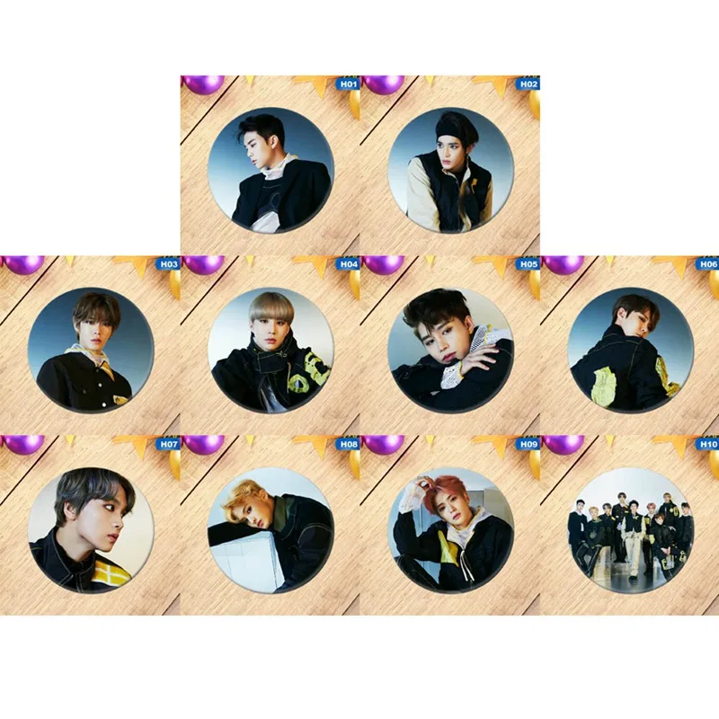 Корейский KPOP NCT NCT127 мы суперчеловек альбом брошь, значок на булавке аксессуары для одежды шляпа украшение для рюкзака