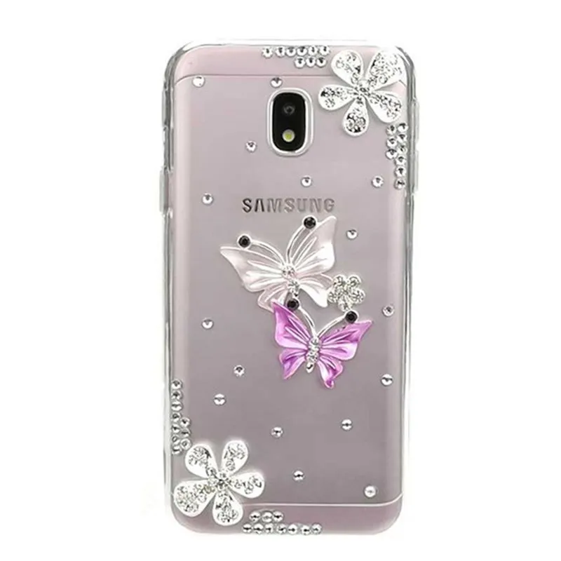 Чехлы со стразами для Samsung Galaxy A30 A50 J6 PLUS 2018 J4 A8 A6 Plus J2 J3 J5 J7 NEO a7 a3 a5 2017