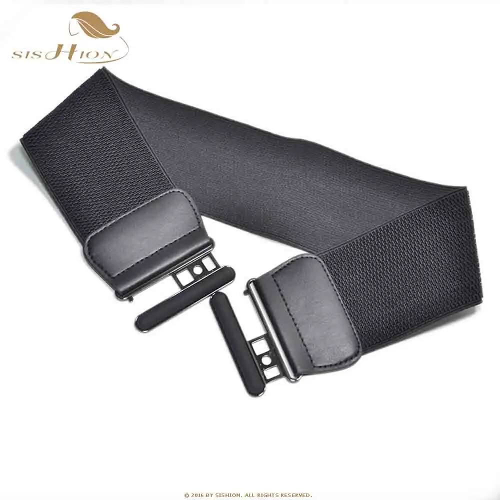 SISHION женский эластичный широкий Корсет Пояс Cincher Пояс VB0059 черный белый красный пояс для женщин 69-96 см