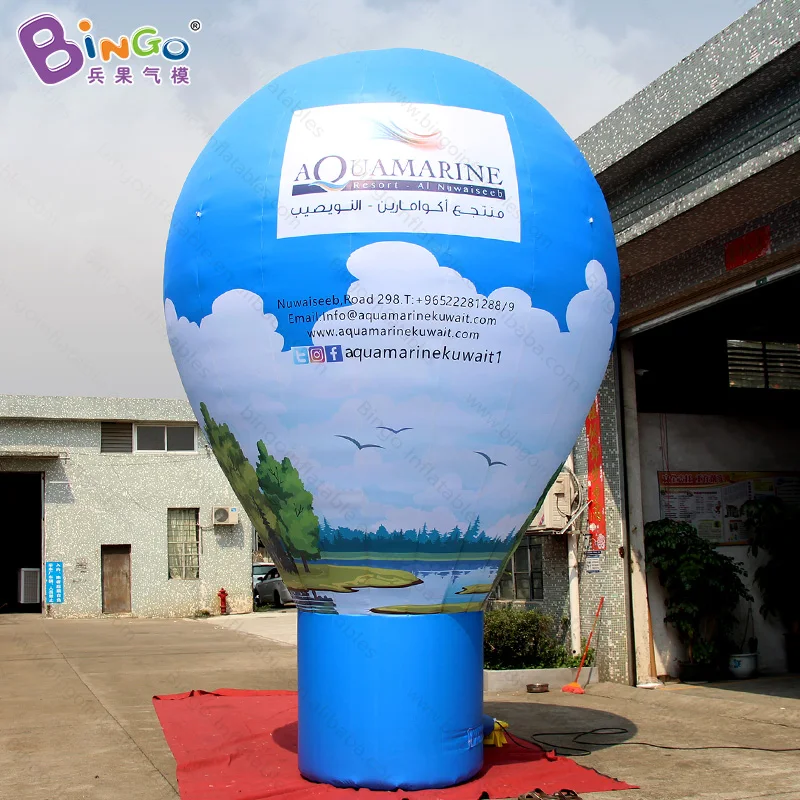 

Personalized 14.6 feet high inflatable ground air balloon for advertising/ 5M tall large ground ball -inflatable toy