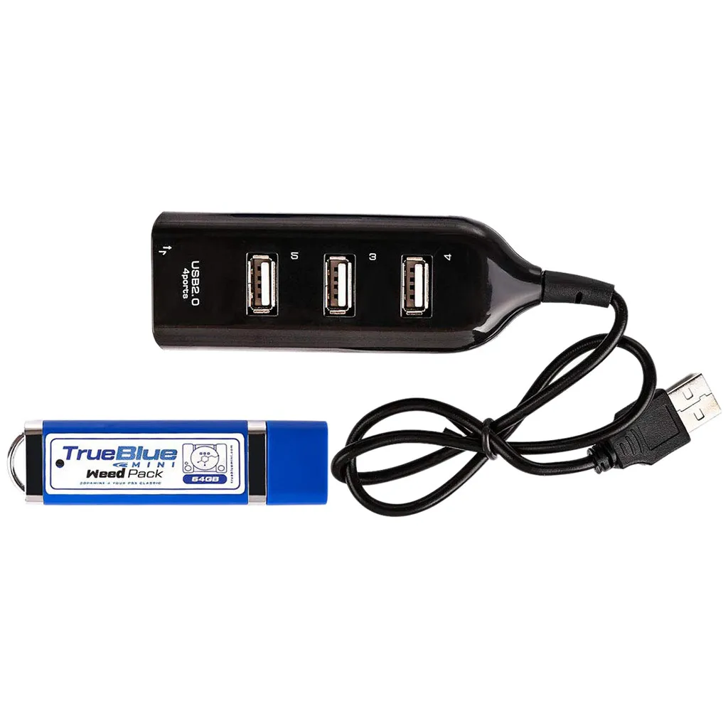 Mini Weed Pack встроенный 101 игры 64 ГБ USB флэш накопитель 4 портовый концентратор для Sony