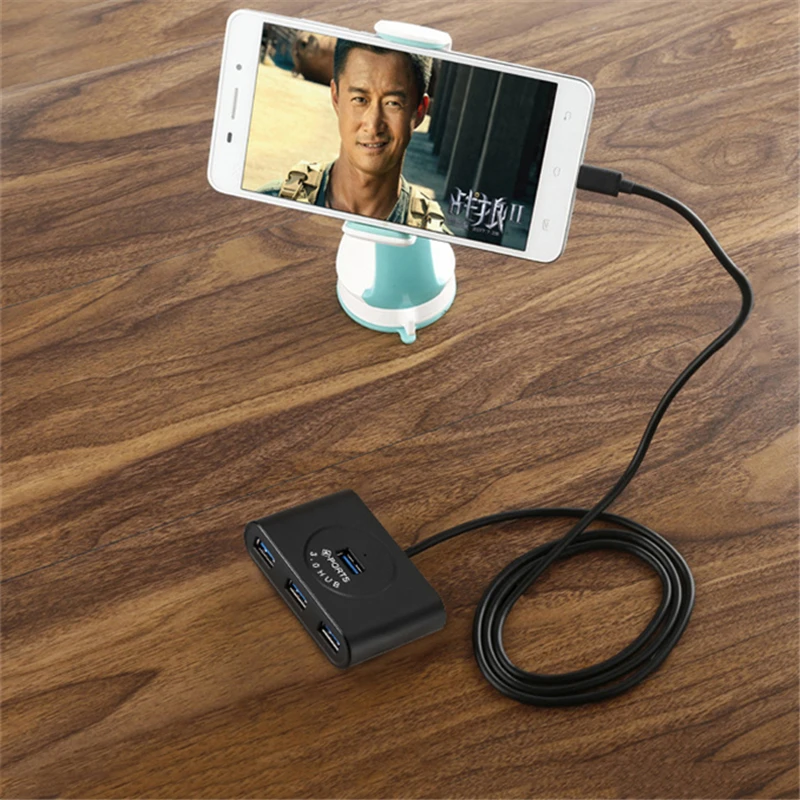 Usb-хаб 3 0 внешний 4 Порты и разъёмы USB разветвитель с микро Мощность Micro B мощность