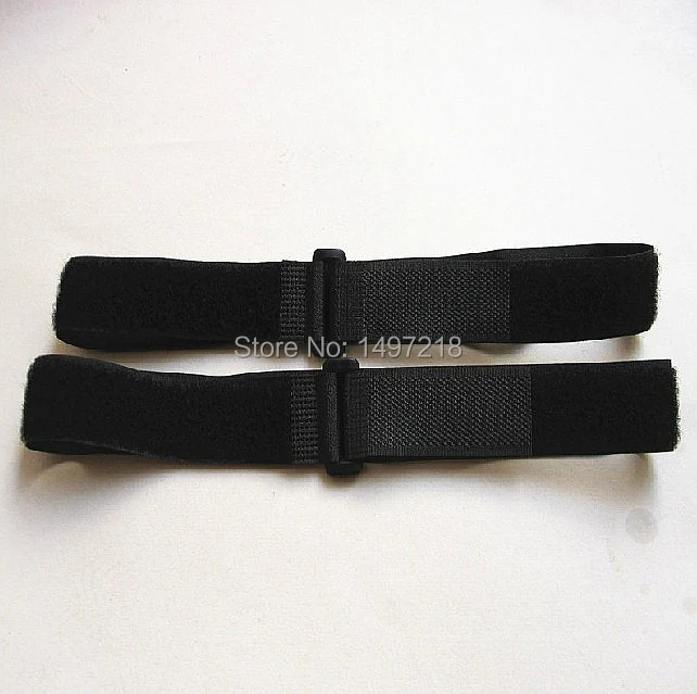

5pcs/lot 3*120cm Reusable magic tape Cable Ties Straps with Plastic button strip nylon strap with buckle Hook loop