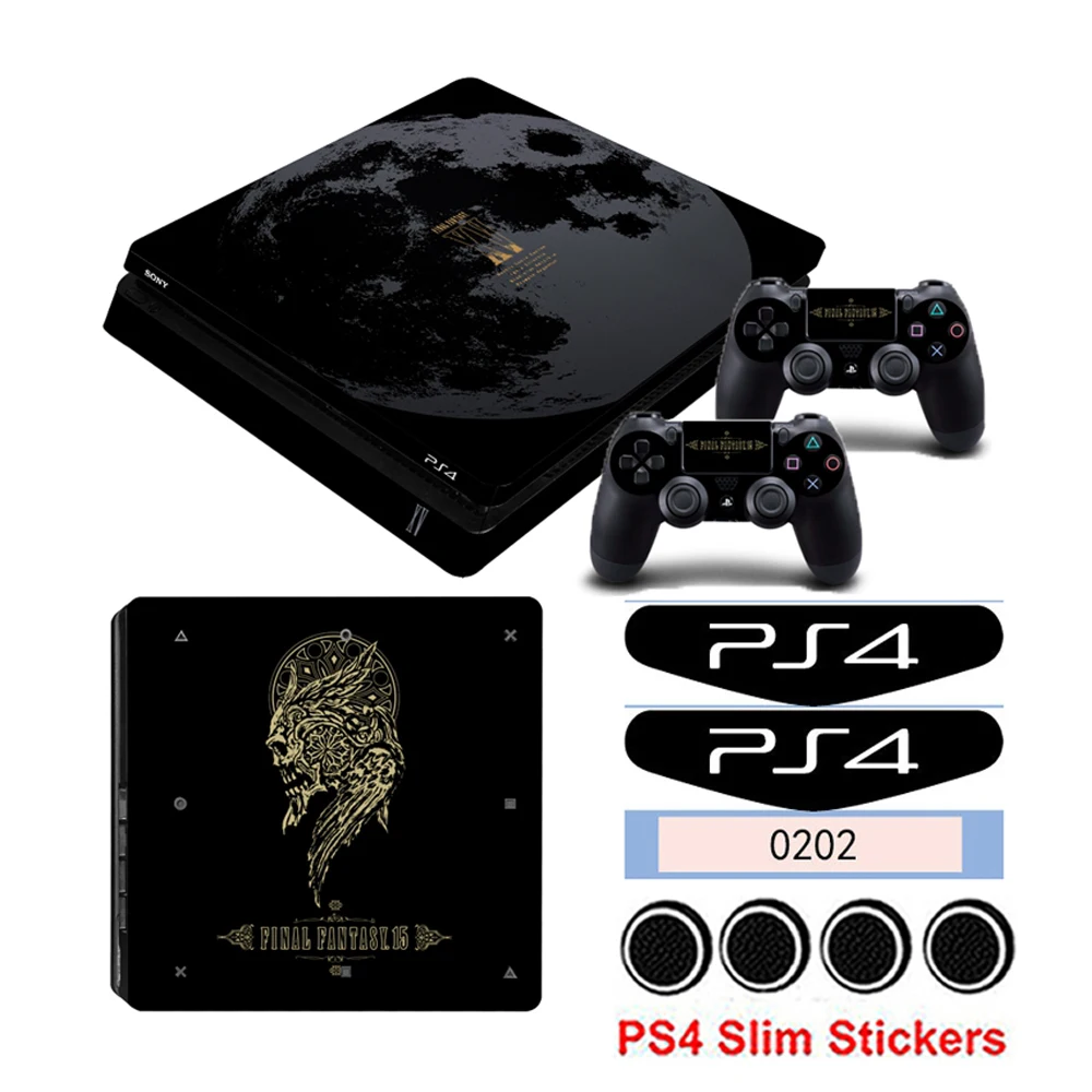 Ограниченная серия стикеров Final Fantasy XV для Playstation 4 PS4 Slim консоль контроллер