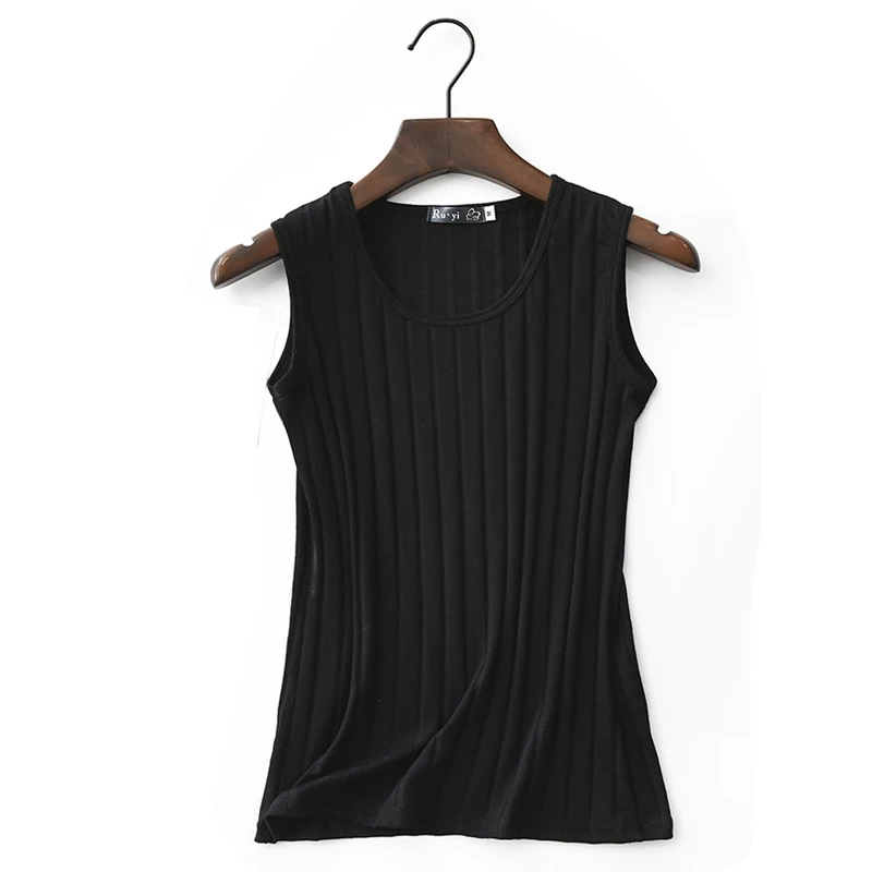 MOONIGHT Для женщин Летняя майка майки тонкий мягкий Повседневное Танк Camisole Топы