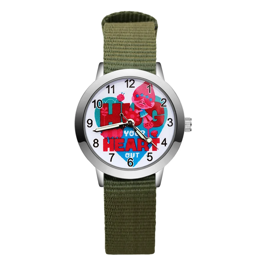 Мод мультфильм милые с героями мультфильма тролли Стиль детские часы для детей