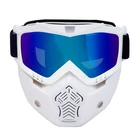 Новые мужские и женские лыжные очки, очки для сноуборда, снегохода, съемная маска, зимние лыжные очки, очки для мотокросса