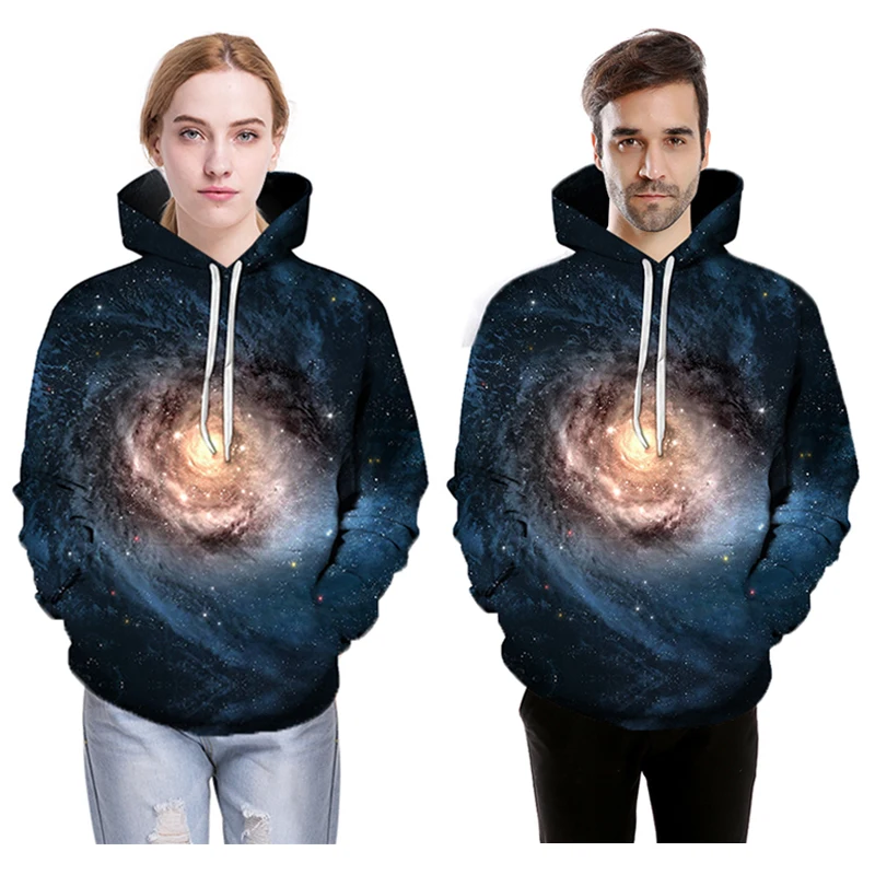 CJLM космическая Галактика 3d толстовки для мужчин с принтом звезд Туманность