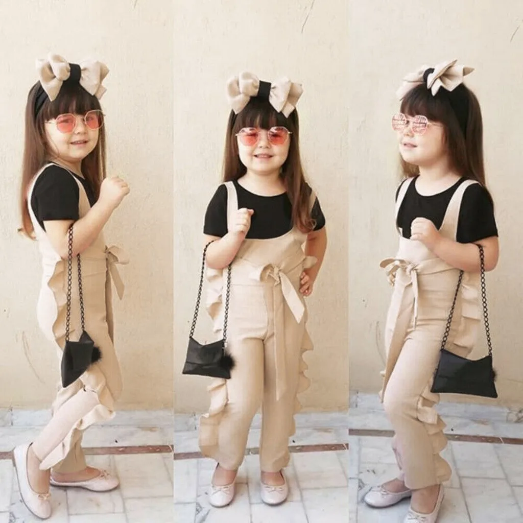 Детский летний комбинезон без рукавов для маленьких девочек хлопковый